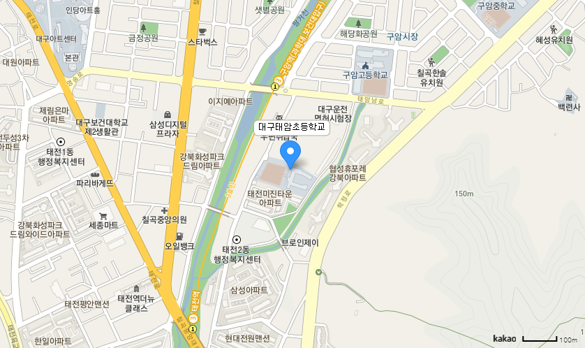 학교 찾아오시는 길 지도